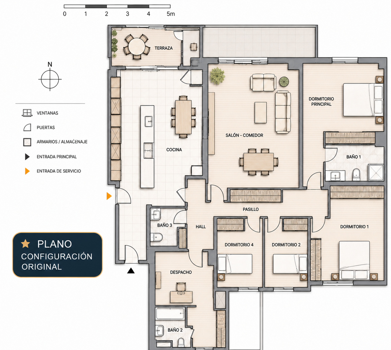 Plano de la vivienda
